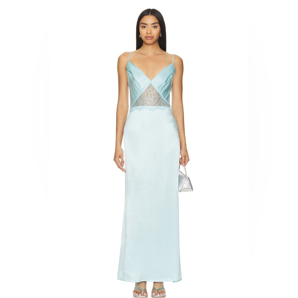 SNDYS REVOLVE x HALLIWEL Silk Maxi Dress